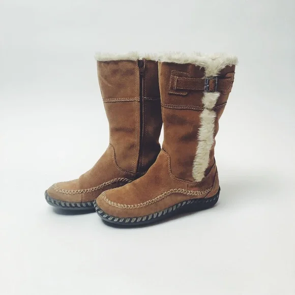 Minnetonka | Shoes | Minnetonka Suede Mid Calf Moccasin Faux  display picture 1